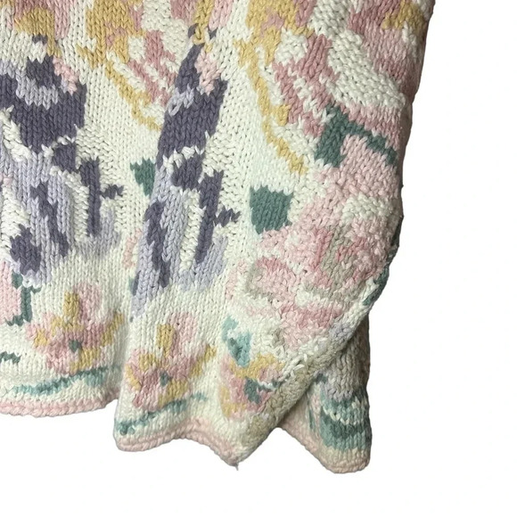 Vintage Y2K 90s sweater Maurice’s knit women’s size medium - Picture 9 of 14